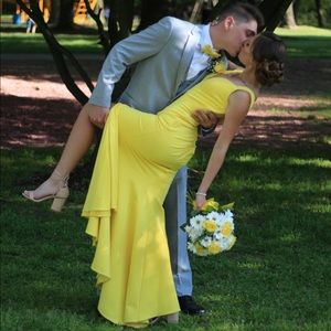 Yellow Sherri Hill Dress